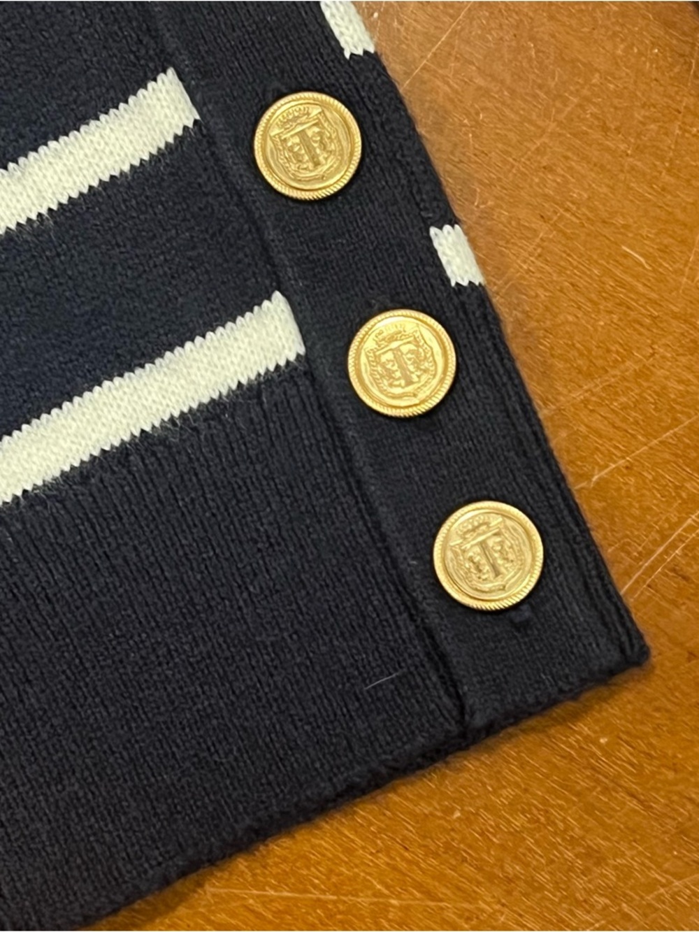 NWT $149 Talbots Plus Crewneck Sweater Dress Navy Breton‎ Stripe Size X Shift - Picture 9 of 16